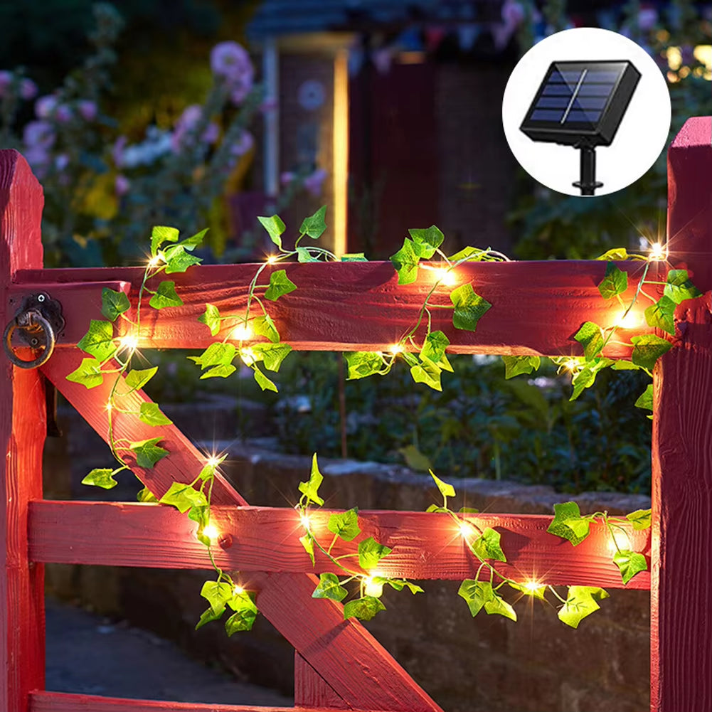 Artificial Solar Ivy String Lights