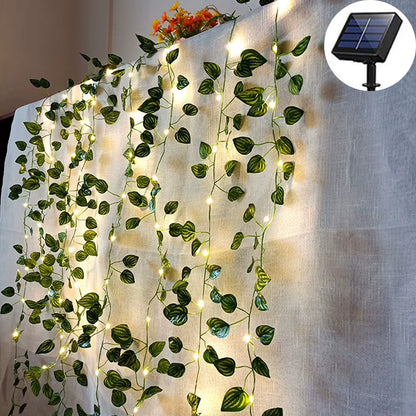 Artificial Solar Ivy String Lights